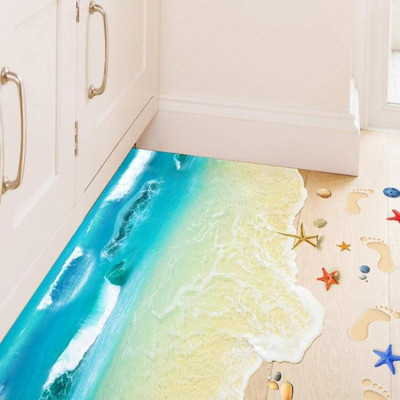Waterproof 3D self-adhesive sticker suitable for wall and floor