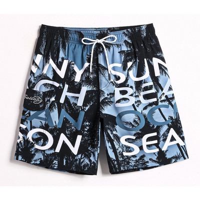 Kiirelt kuivavast kangast tüüpi lühikestest pükstest meeste ujumistrikoo