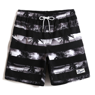 Kiirelt kuivavast kangast tüüpi lühikestest pükstest meeste ujumistrikoo