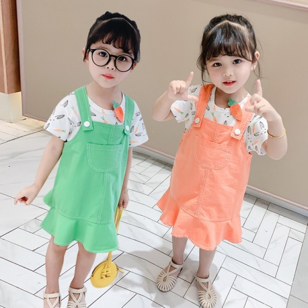 Gyerekkészlet lányoknak ruha + blúz