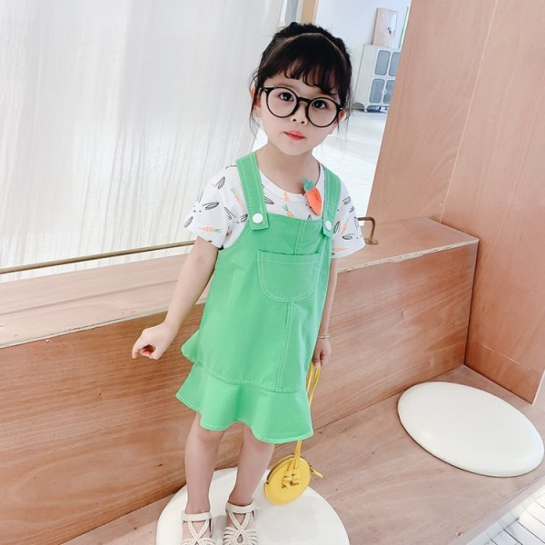 Gyerekkészlet lányoknak ruha + blúz