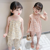 Καθημερινά παιδικά σετ για κορίτσια φανελάκι + παντελόνι