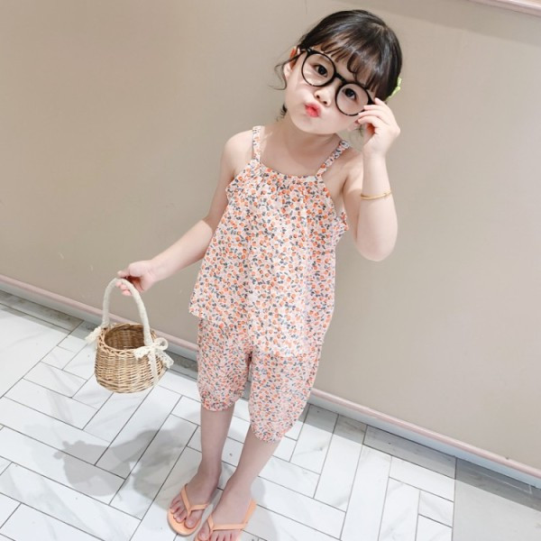 Καθημερινά παιδικά σετ για κορίτσια φανελάκι + παντελόνι