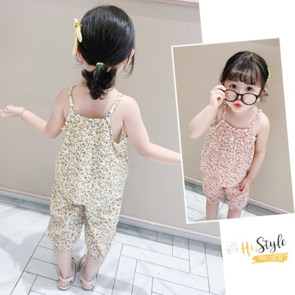 Καθημερινά παιδικά σετ για κορίτσια φανελάκι + παντελόνι