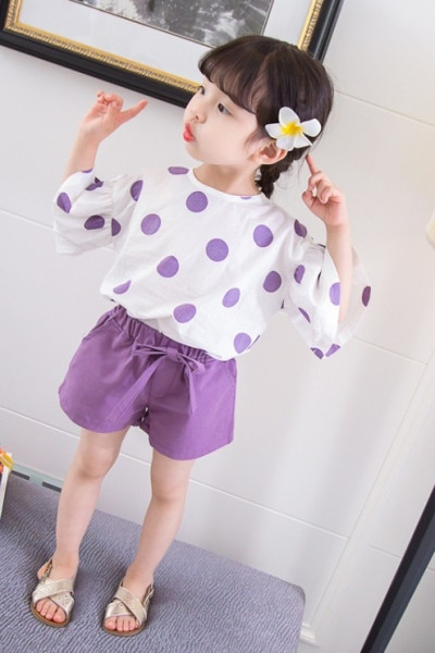 Νέο μοντέλο παιδικό σετ για κορίτσια μπλούζα + παντελόνι