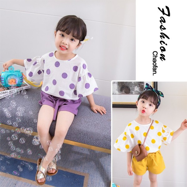 Νέο μοντέλο παιδικό σετ για κορίτσια μπλούζα + παντελόνι