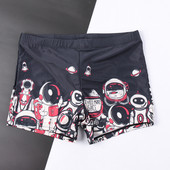 Costume de baie pentru bărbați cu aplicații și legături în talie