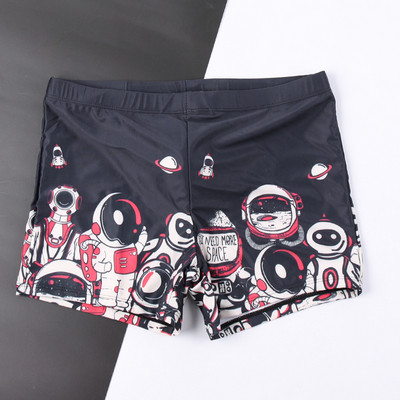 Costume de baie pentru bărbați cu aplicații și legături în talie