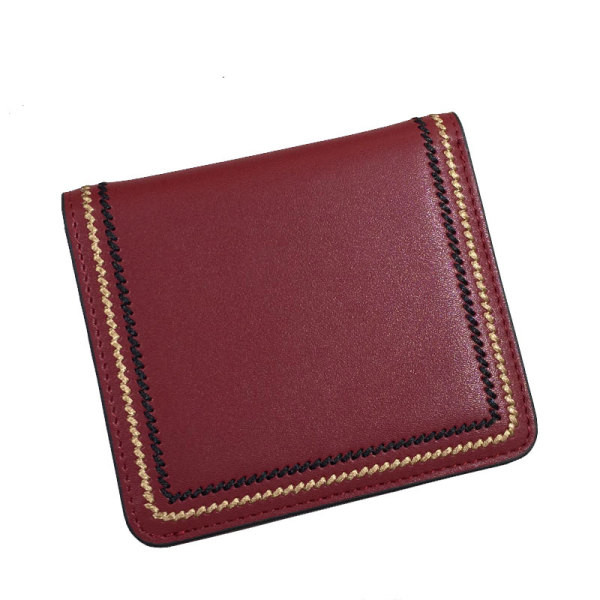 Női alkalmi pénztárca eko bőrből, hímzéssel