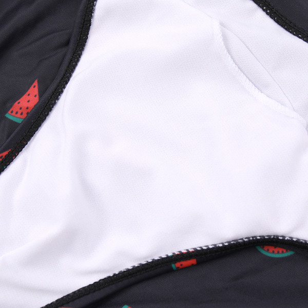 Férfi fürdőruha elasztikus és görögdinnye rátéttel