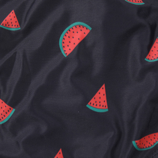 Férfi fürdőruha elasztikus és görögdinnye rátéttel