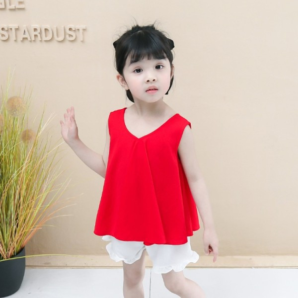 Modern gyerek szett lányoknak szalaggal + rövidnadrág