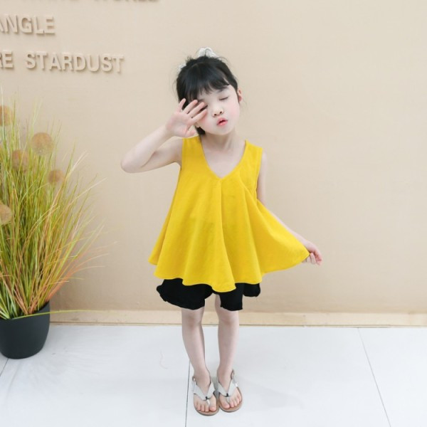 Modern gyerek szett lányoknak szalaggal + rövidnadrág