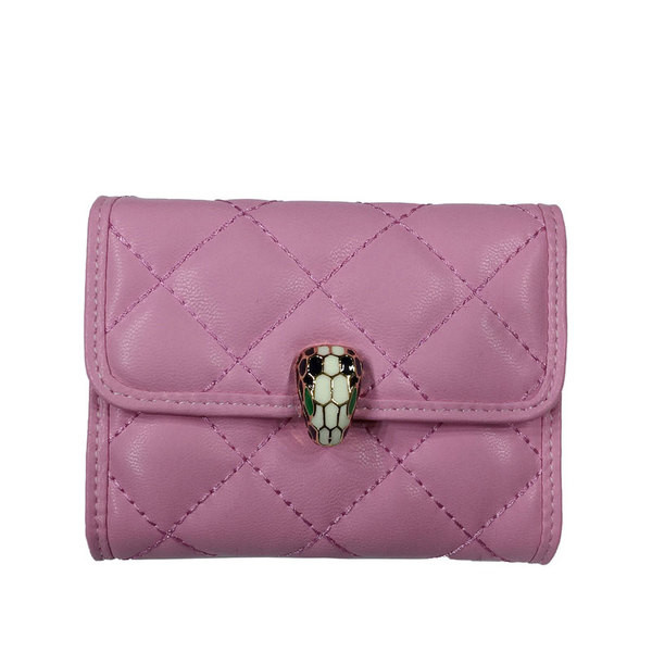 Női mindennapi pénztárca fém temetéssel