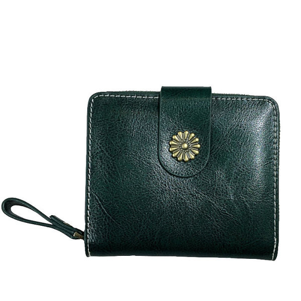 Modern pénztárca eko bőrből készült fém díszítéssel