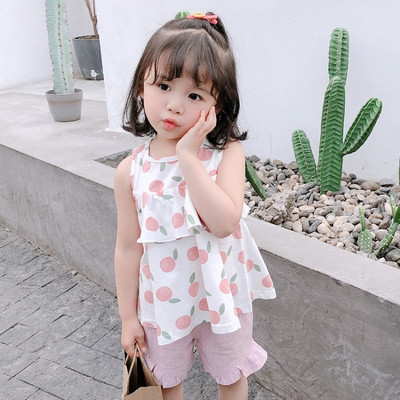 Modern gyerekgarnitúra két részből álló felső + rövidnadrág