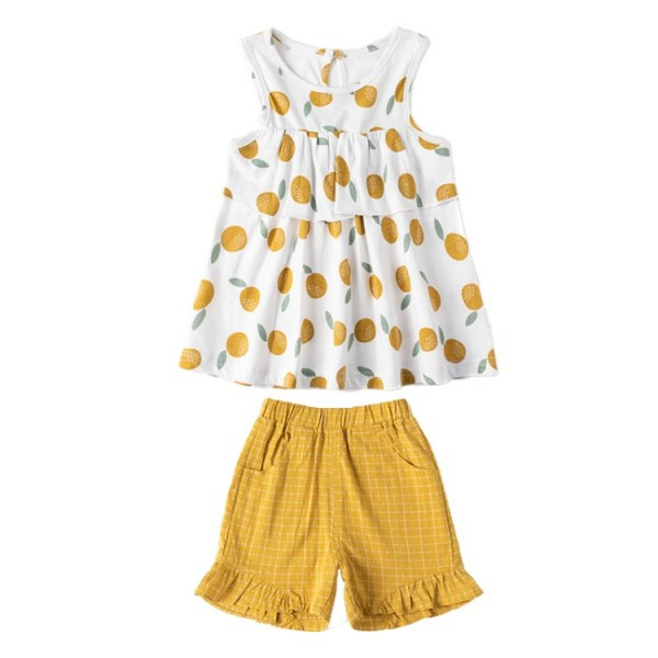 Modern gyerekgarnitúra két részből álló felső + rövidnadrág