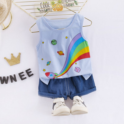 Set copii model NOU din două părți maiou + pantaloni scurți