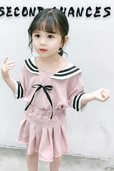 Új modell kétrészes gyerek szett lányoknak