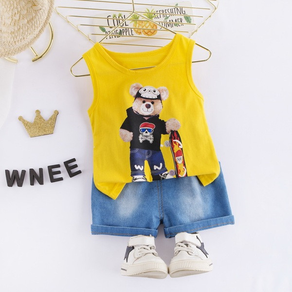 Napi gyerek szett két részből álló felső + rövidnadrág fiúnak és lánynak egyaránt