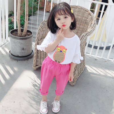 Gyerekkészlet lányoknak kétrészes blúz + nadrág