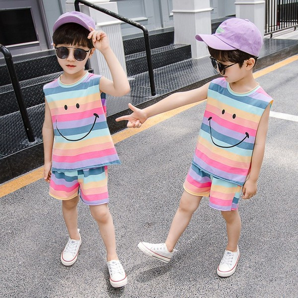 Krāsains bērnu komplekts zēniem divās daļās