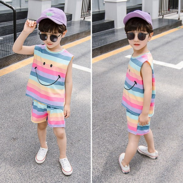 Krāsains bērnu komplekts zēniem divās daļās