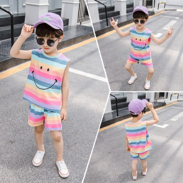 Krāsains bērnu komplekts zēniem divās daļās