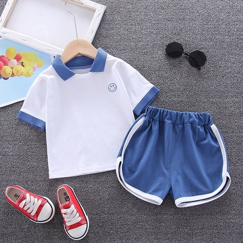 ÚJ modell kétrészes póló + rövidnadrág gyerek szett