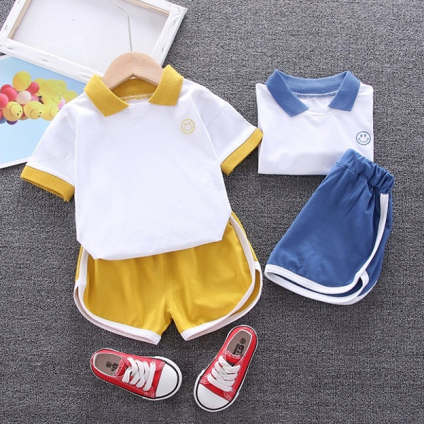 ÚJ modell kétrészes póló + rövidnadrág gyerek szett