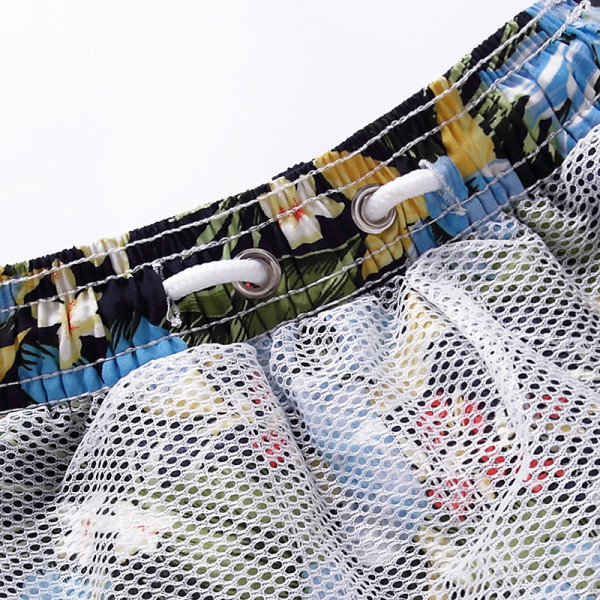 Virágmintás gyerek úszónadrág fiúknak