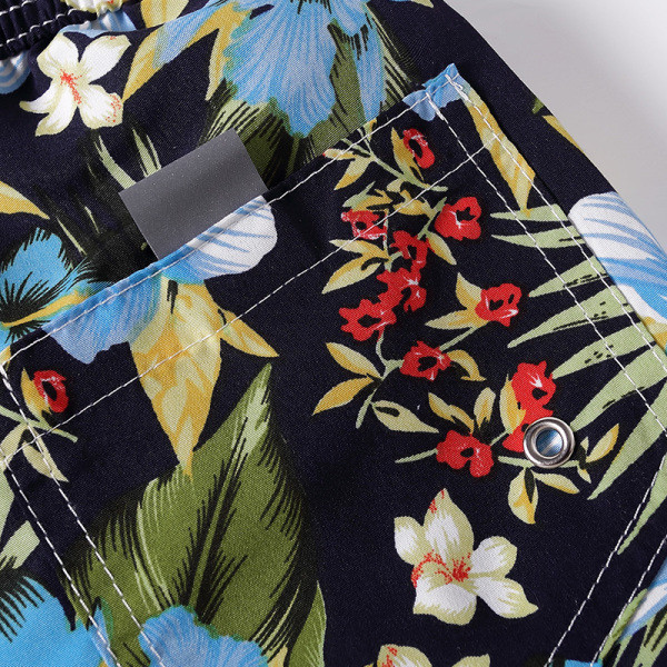 Virágmintás gyerek úszónadrág fiúknak