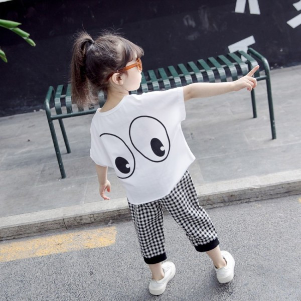 Sportos gyerek szett lányoknak kétrészes nadrág + blúz