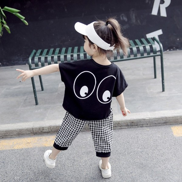 Sportos gyerek szett lányoknak kétrészes nadrág + blúz