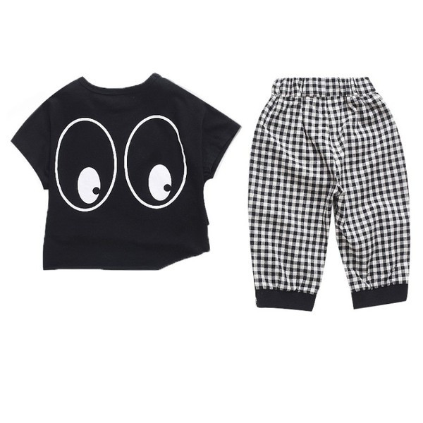 Sportos gyerek szett lányoknak kétrészes nadrág + blúz