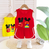 Sport-napi gyerek szett két részből álló felső + rövidnadrág