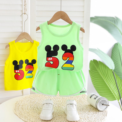 Sport-napi gyerek szett két részből álló felső + rövidnadrág