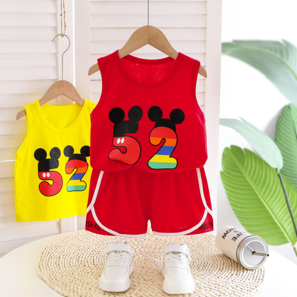 Sport-napi gyerek szett két részből álló felső + rövidnadrág