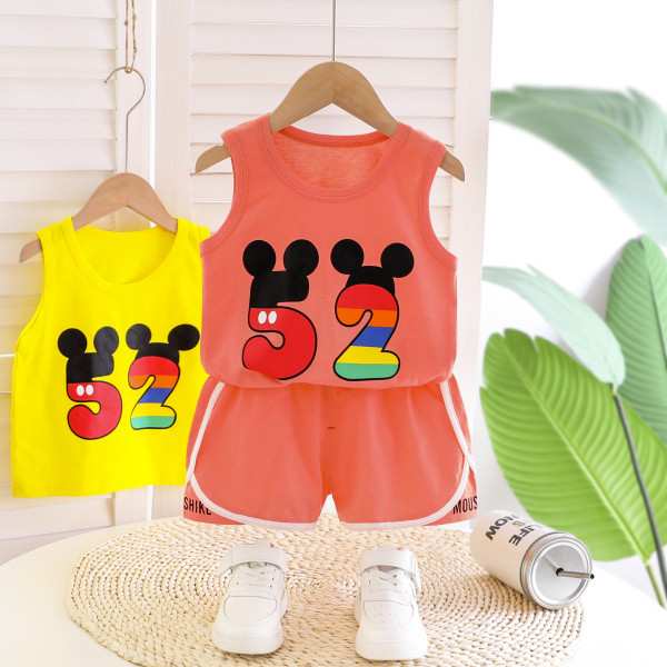 Sport-napi gyerek szett két részből álló felső + rövidnadrág