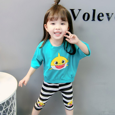 Napi gyerek szett lányoknak leggings + blúz