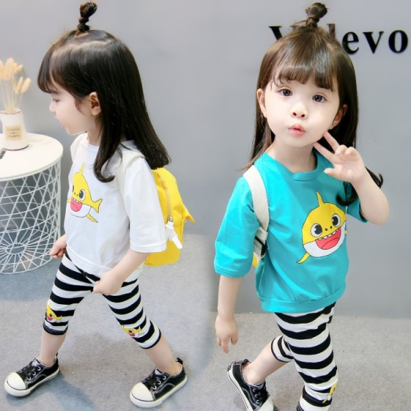 Napi gyerek szett lányoknak leggings + blúz