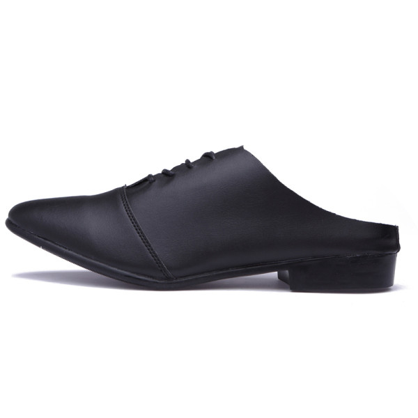 Ανδρικές παντόφλες με κορδόνια - μυτερό μοντέλο