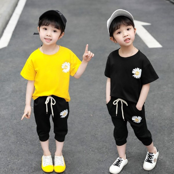 Set copii model nou pentru fete cu margarete