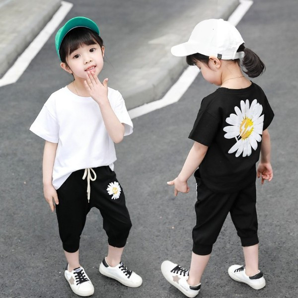 Set copii model nou pentru fete cu margarete