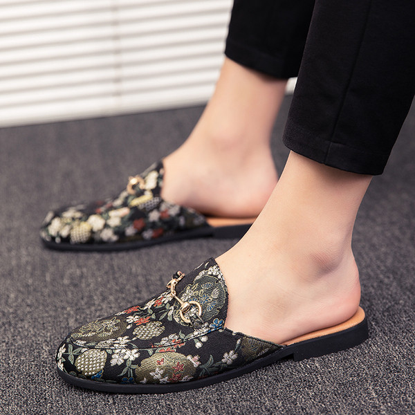 Új modell nyári férfi papucs virágmintával