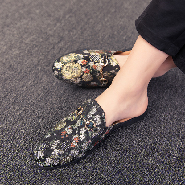 Új modell nyári férfi papucs virágmintával
