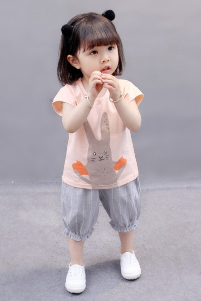 Modern gyerek szett lány nadrághoz + blúzhoz