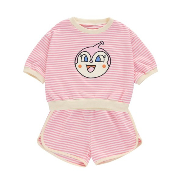 Csíkos gyerek szett lányoknak két részből