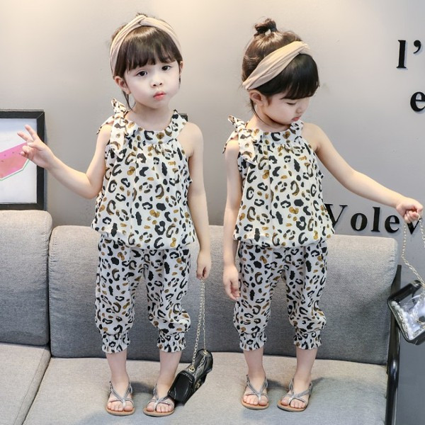 Modern gyerek szett lányoknak top + nadrág