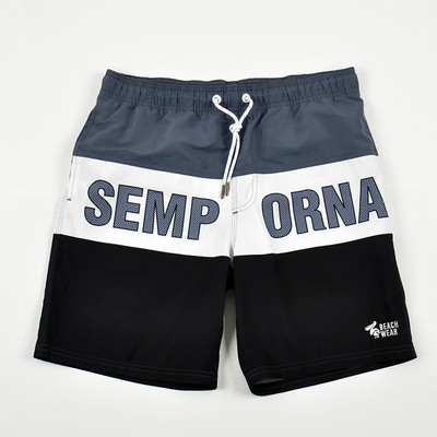 Pantaloni scurți de vară pentru bărbați cu legături în talie potriviti pentru plajă